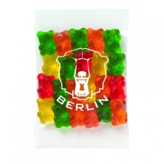 Custom Logo Promo Snax - Gummy Bears (1.5 Oz.)