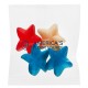 Custom Logo Tribute Treat Bag w/ Patriotic Gummy Stars 1 Oz.)