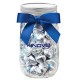 Custom Logo Glass Mason Jar - Hershey's® Kisses® (16 Oz.)